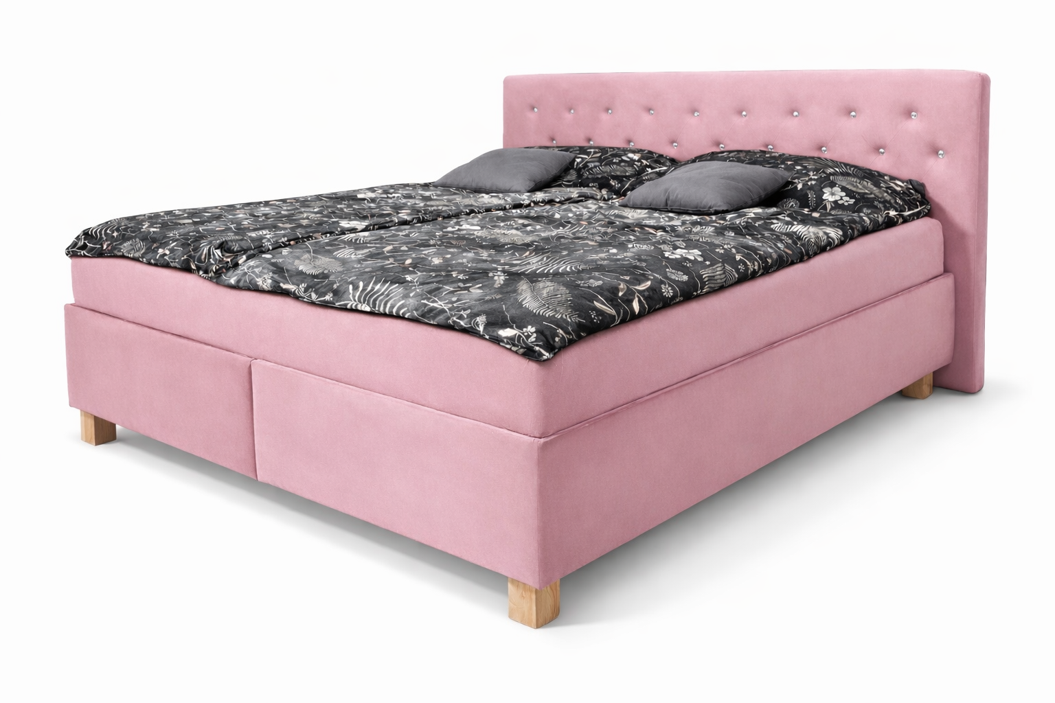 Postel Chester - Pudrově růžový Samet