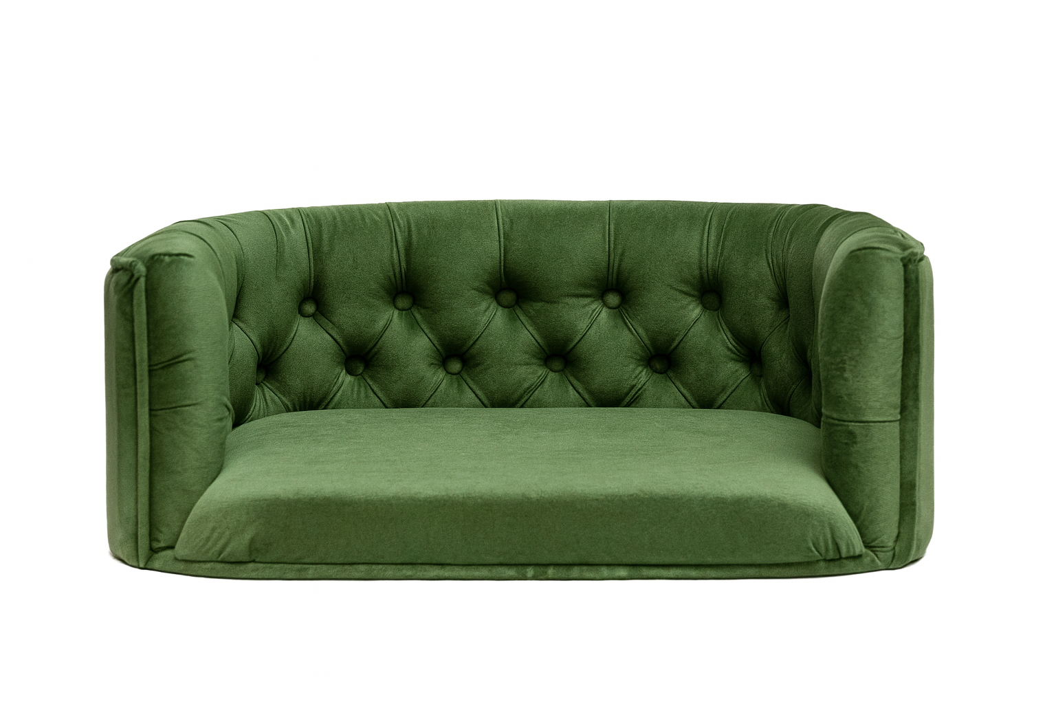 Pelíšek Chester pro střední psy – Zelený samet