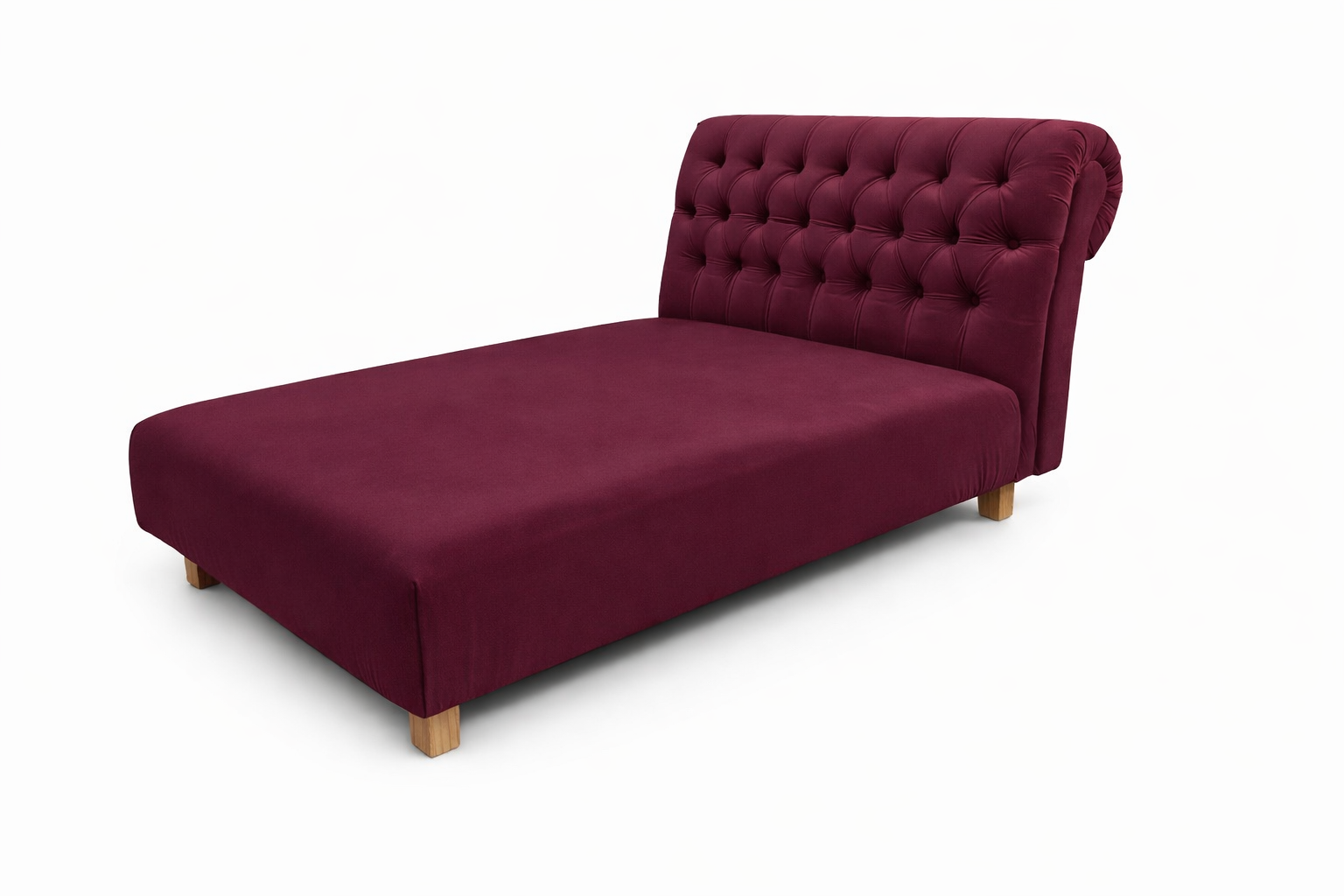 Dětská Lenoška Chesterfield - Ostružinový samet