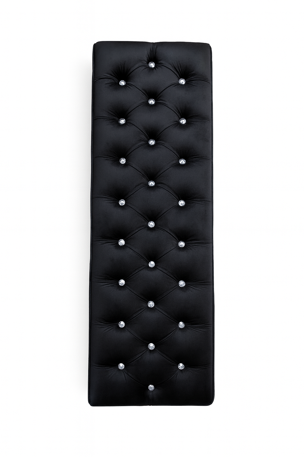 Čalouněná lavice Chester • Černý samet