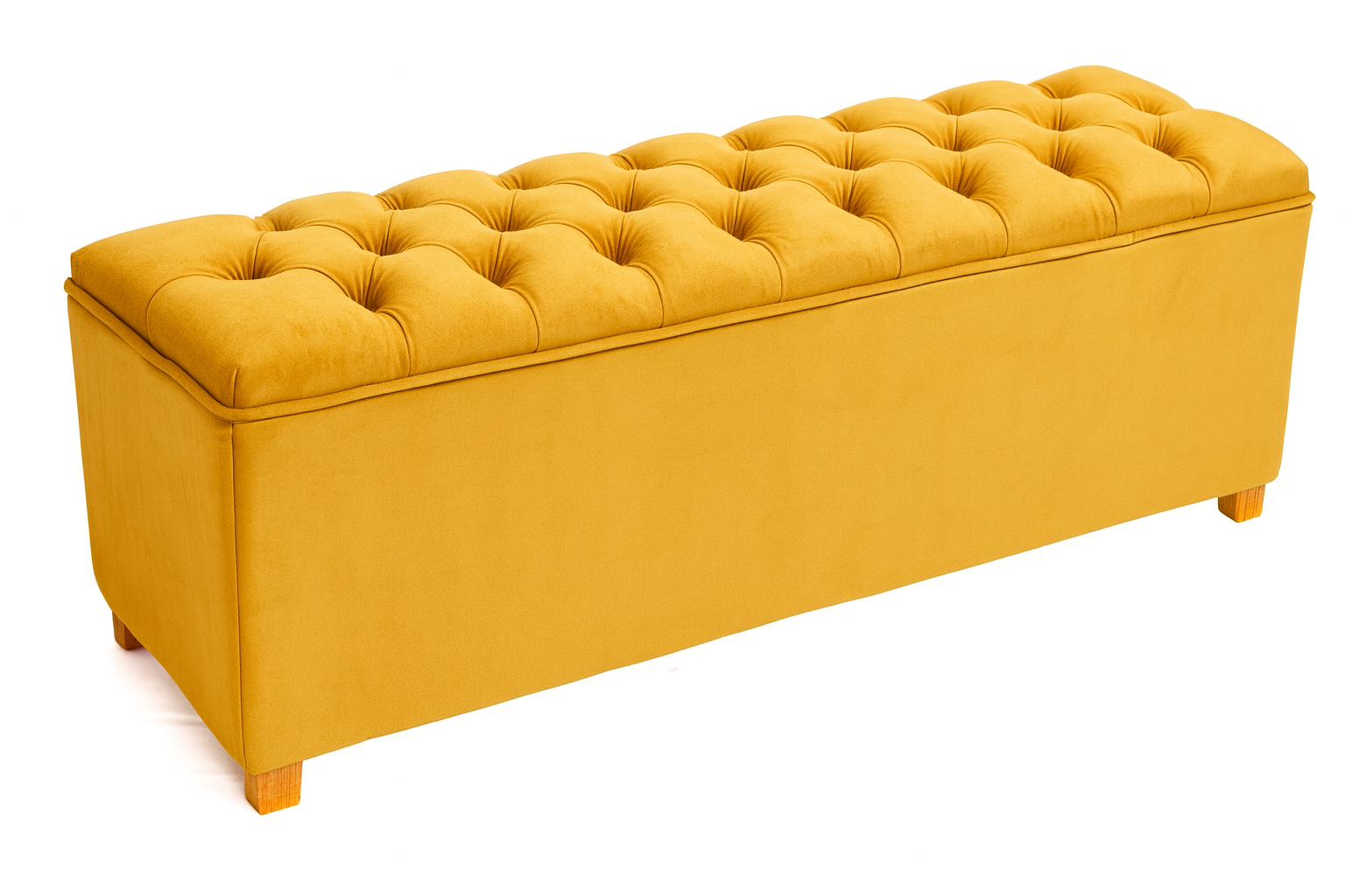 Čalouněná lavice Chester • Hořčicový samet