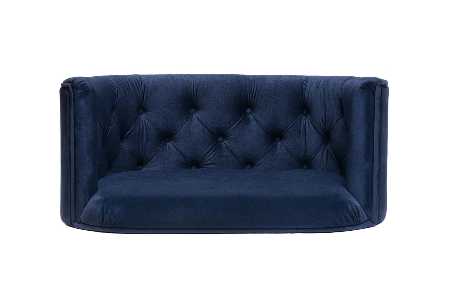 Pelíšek Chester pro velké psy - Tmavě modrý samet