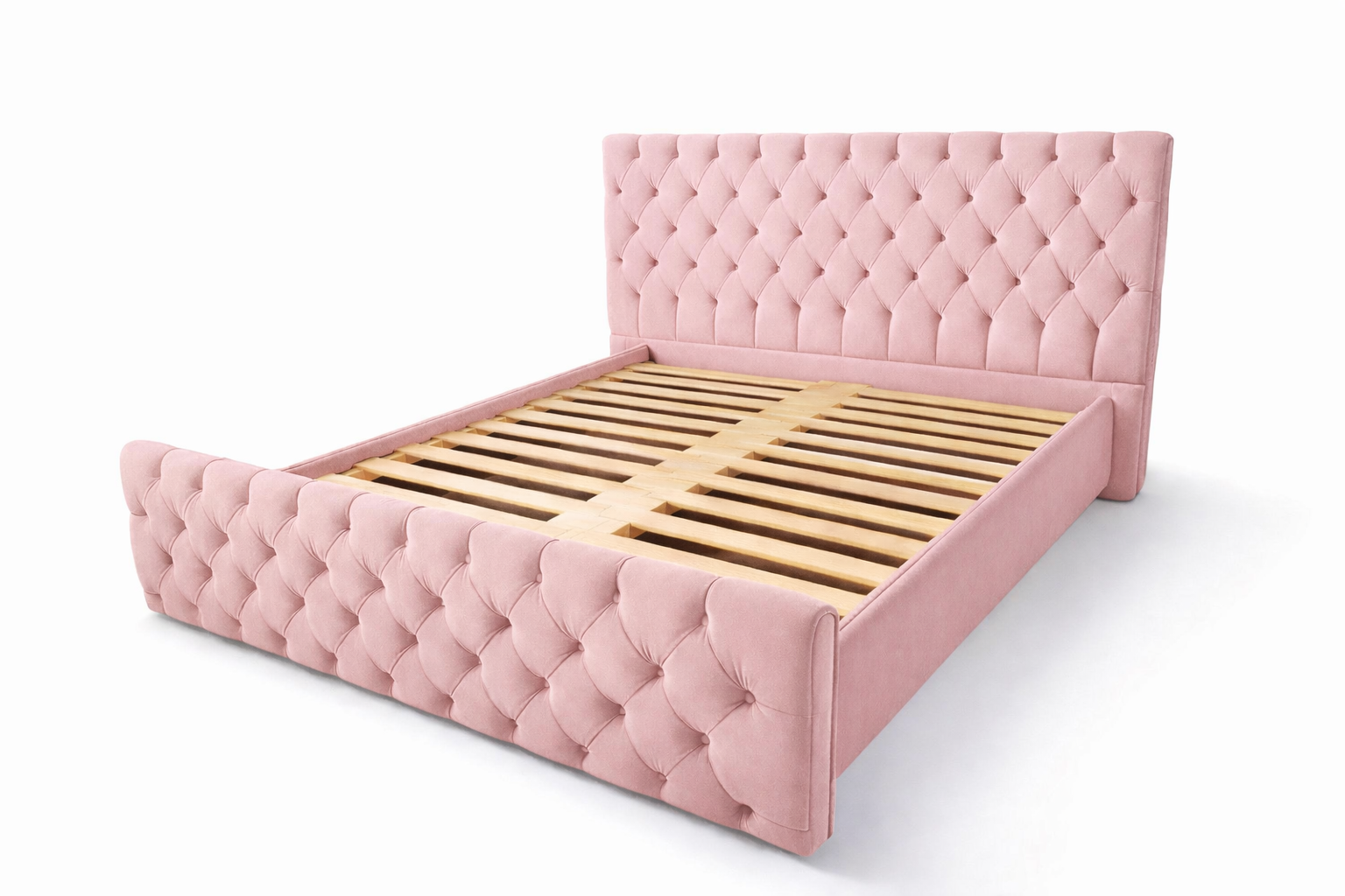 Postel Chester Elegance - Pudrově růžový samet