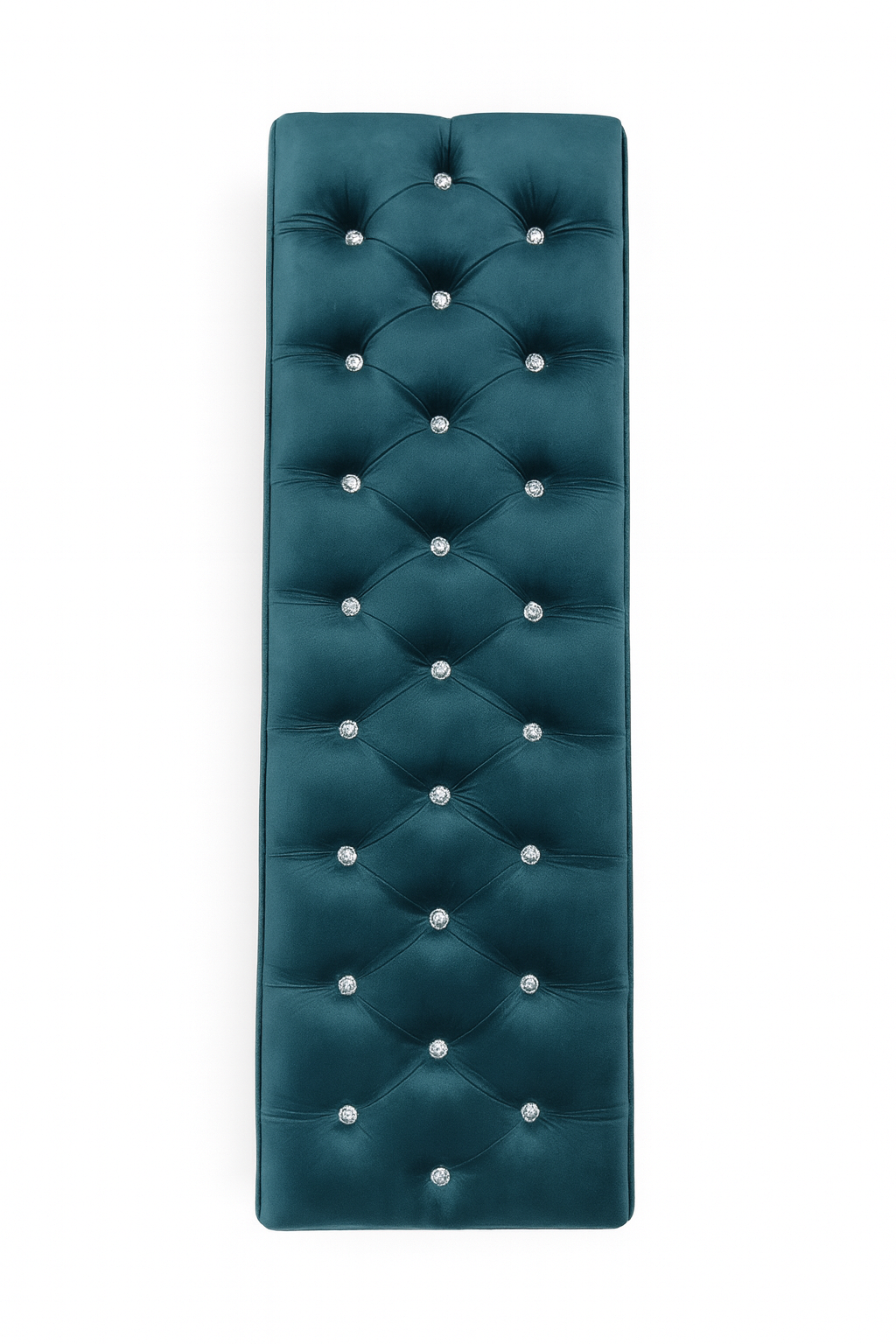 Čalouněná lavice Chester • Petrolejový samet