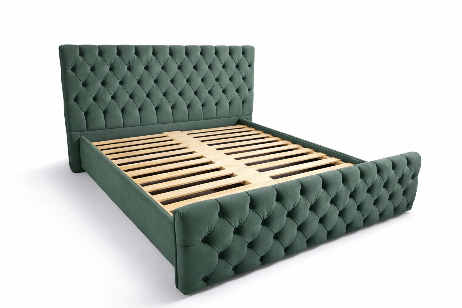 Postel Chester Elegance - Tmavě mátový samet