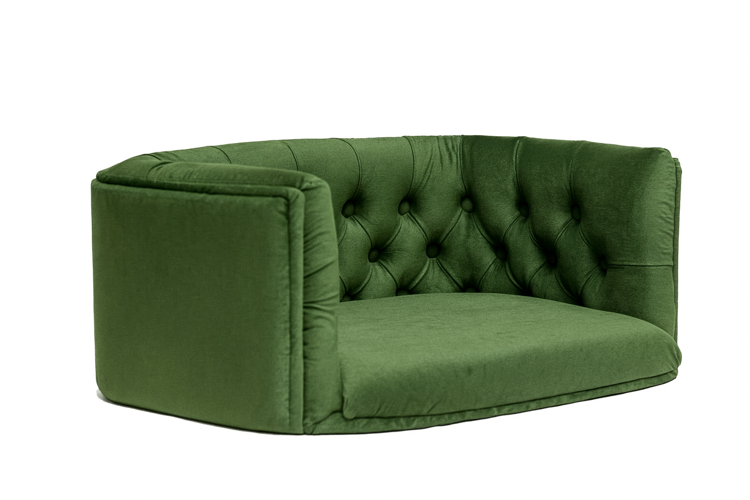 Pelíšek Chester pro střední psy – Zelený samet