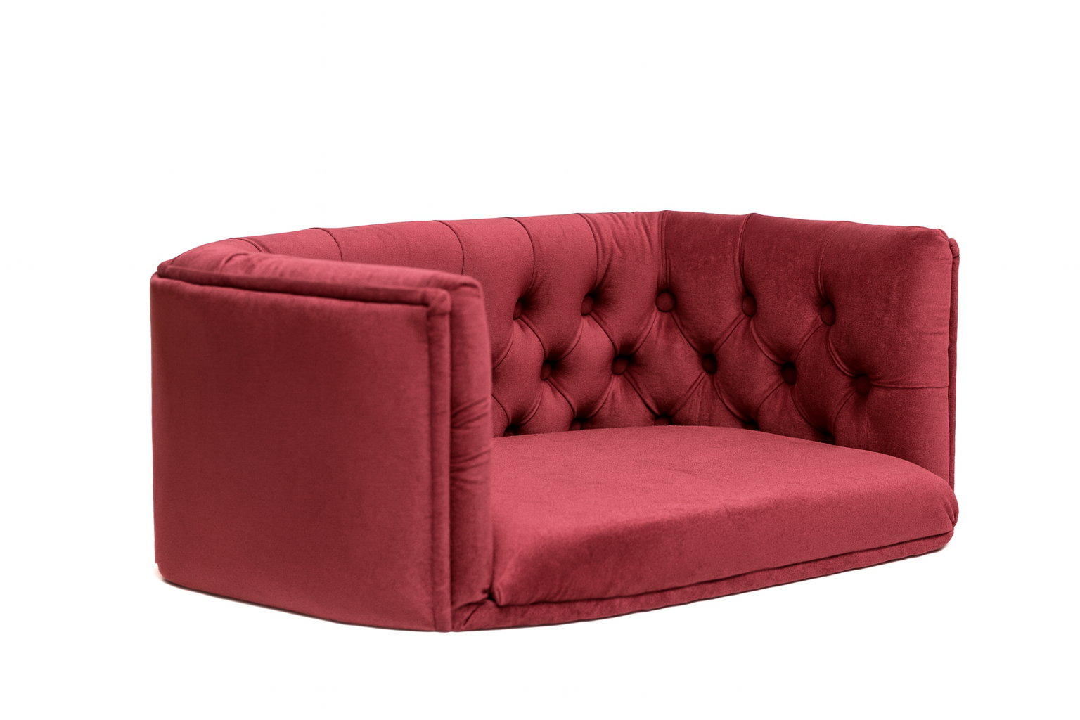 Pelíšek Chester pro střední psy – Ostružinový samet