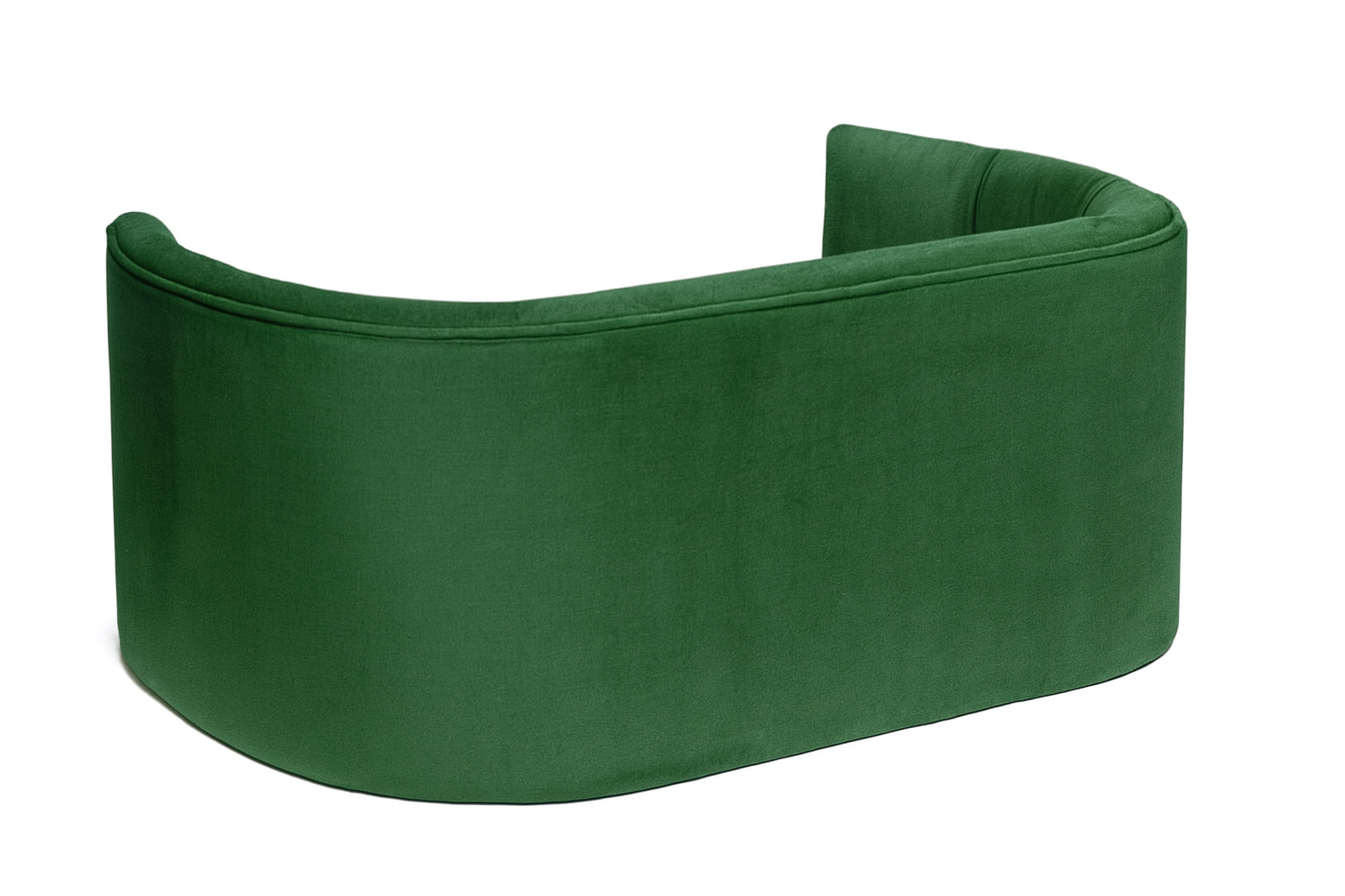 Pelíšek Chester pro velké psy - Tmavě zelený samet