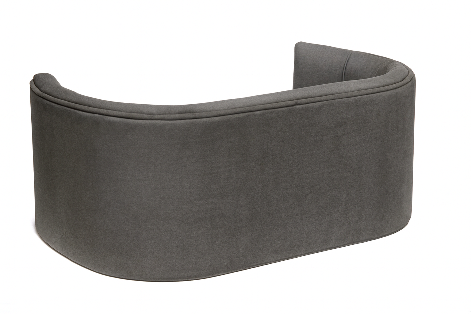 Pelíšek Chester pro velké psy - Tmavě šedý samet