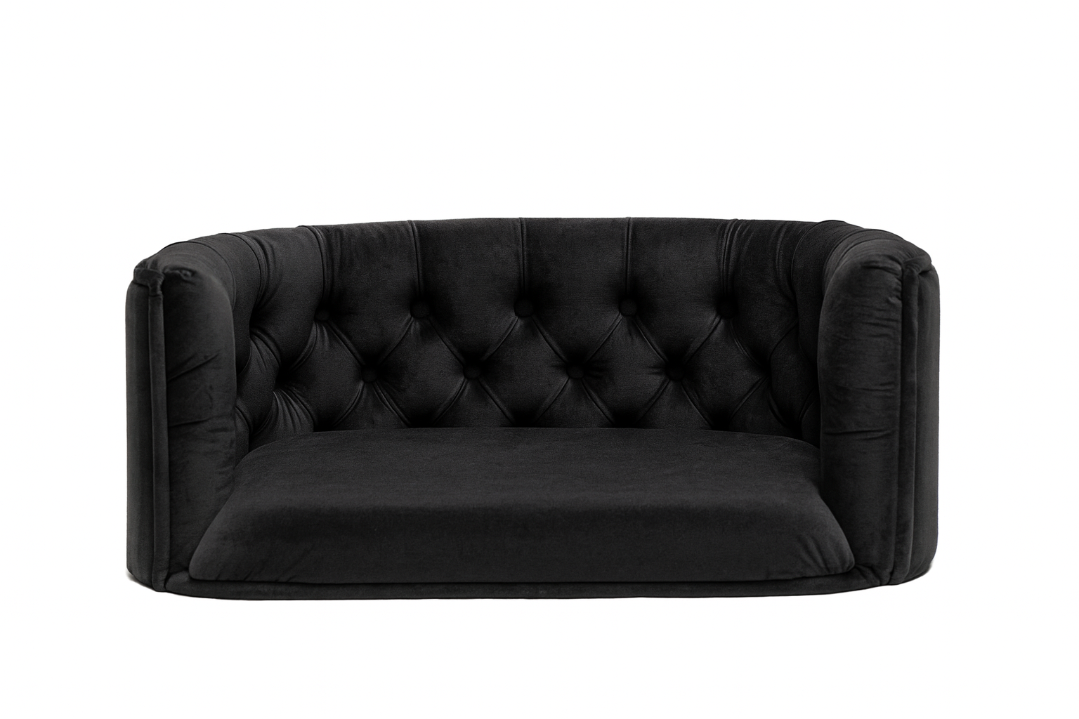 Pelíšek Chester pro střední psy – Černý samet