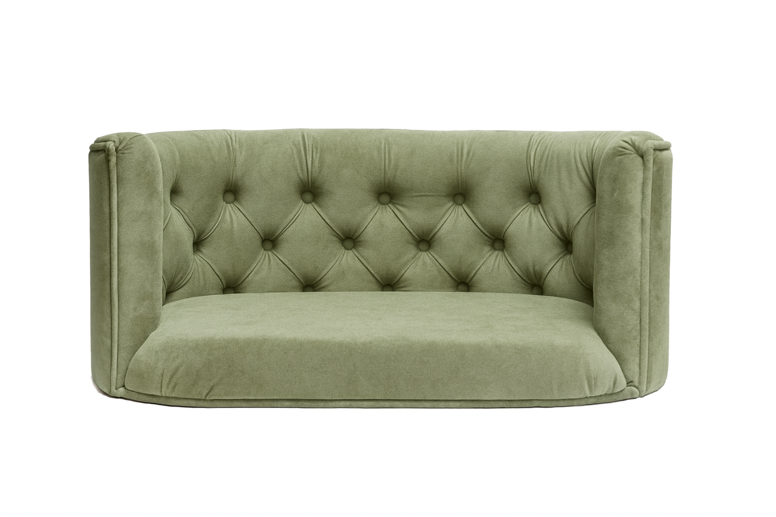 Pelíšek Chester pro velké psy - Tmavě mátový samet