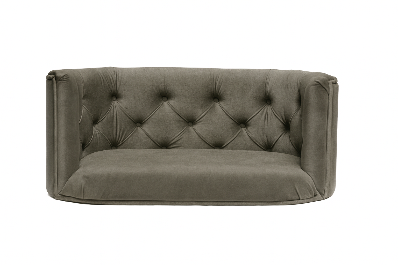 Pelíšek Chester pro velké psy - Tmavě šedý samet