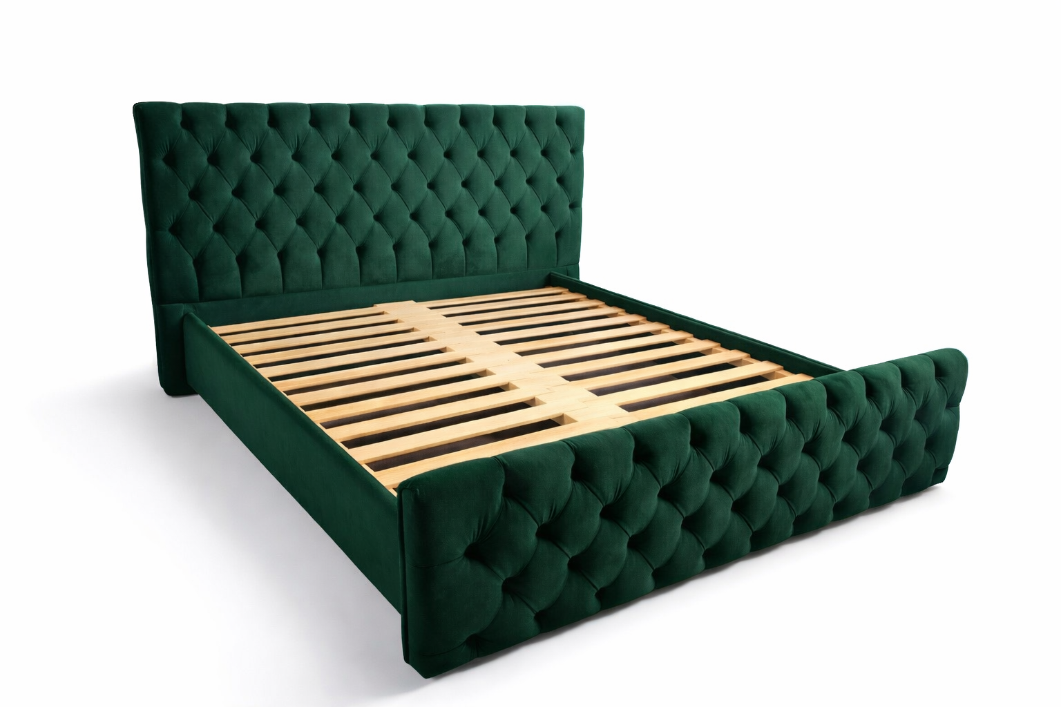 Postel Chester Elegance - Tmavě zelený samet