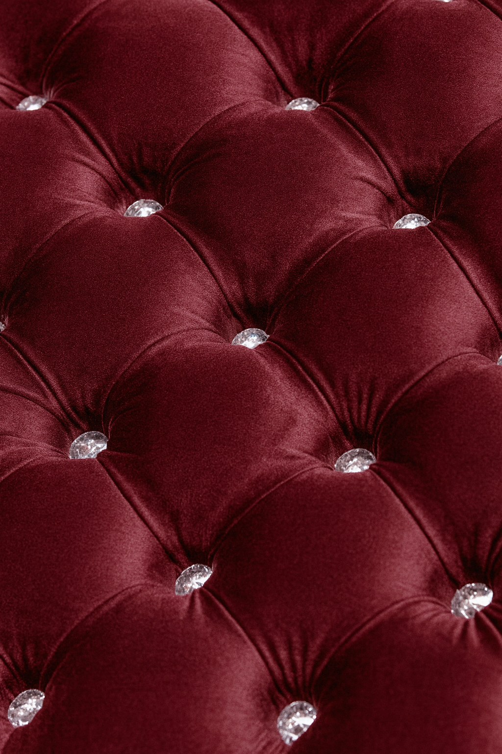 Čalouněná lavice Chester • Ostružinový samet