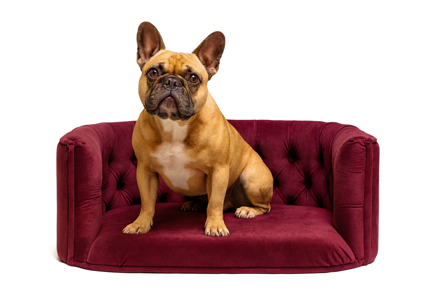 Pelíšek Chester pro střední psy – Ostružinový samet